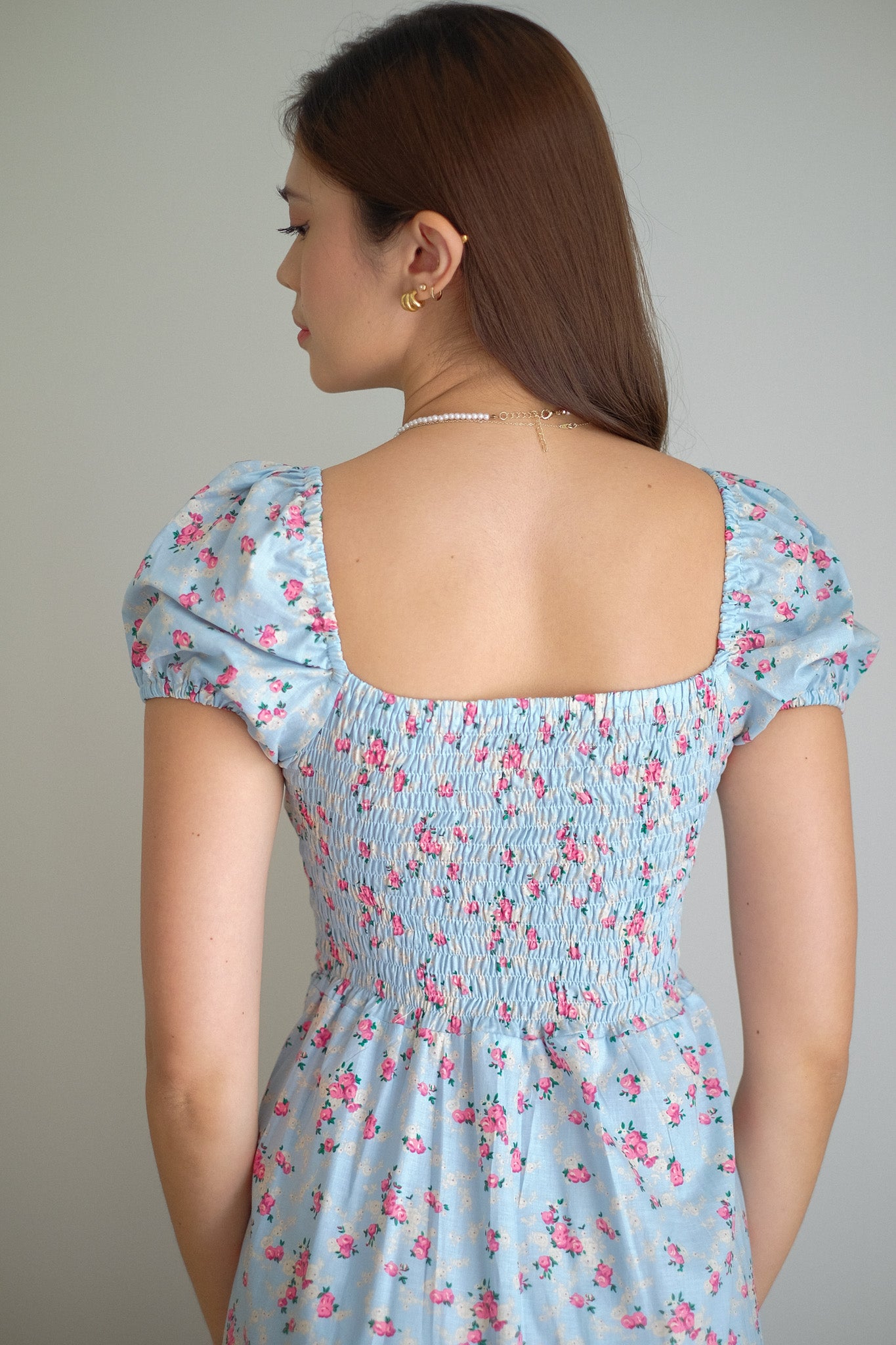 Suri Midi dress - baby blue