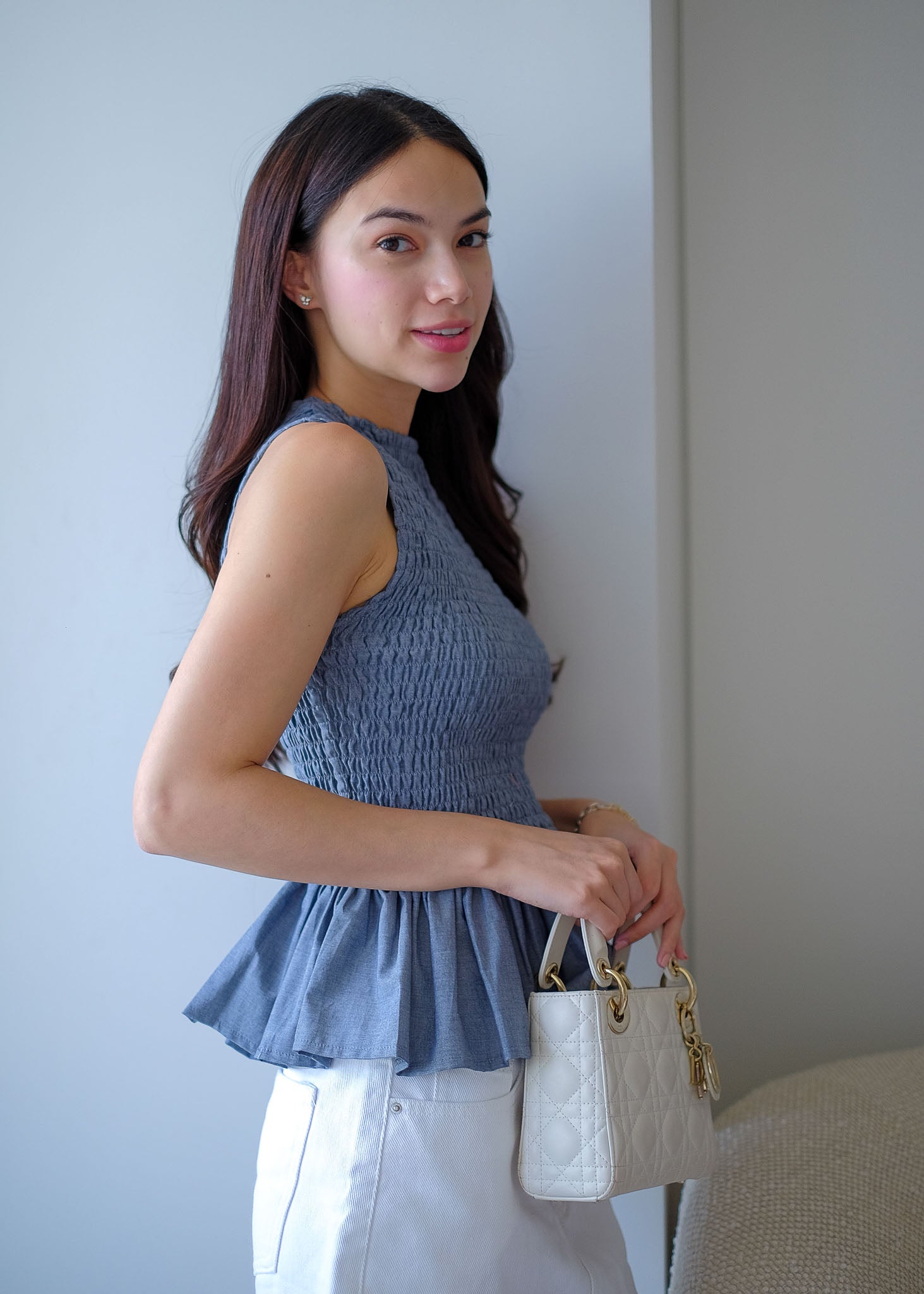 The Astrid Top - Dark grey