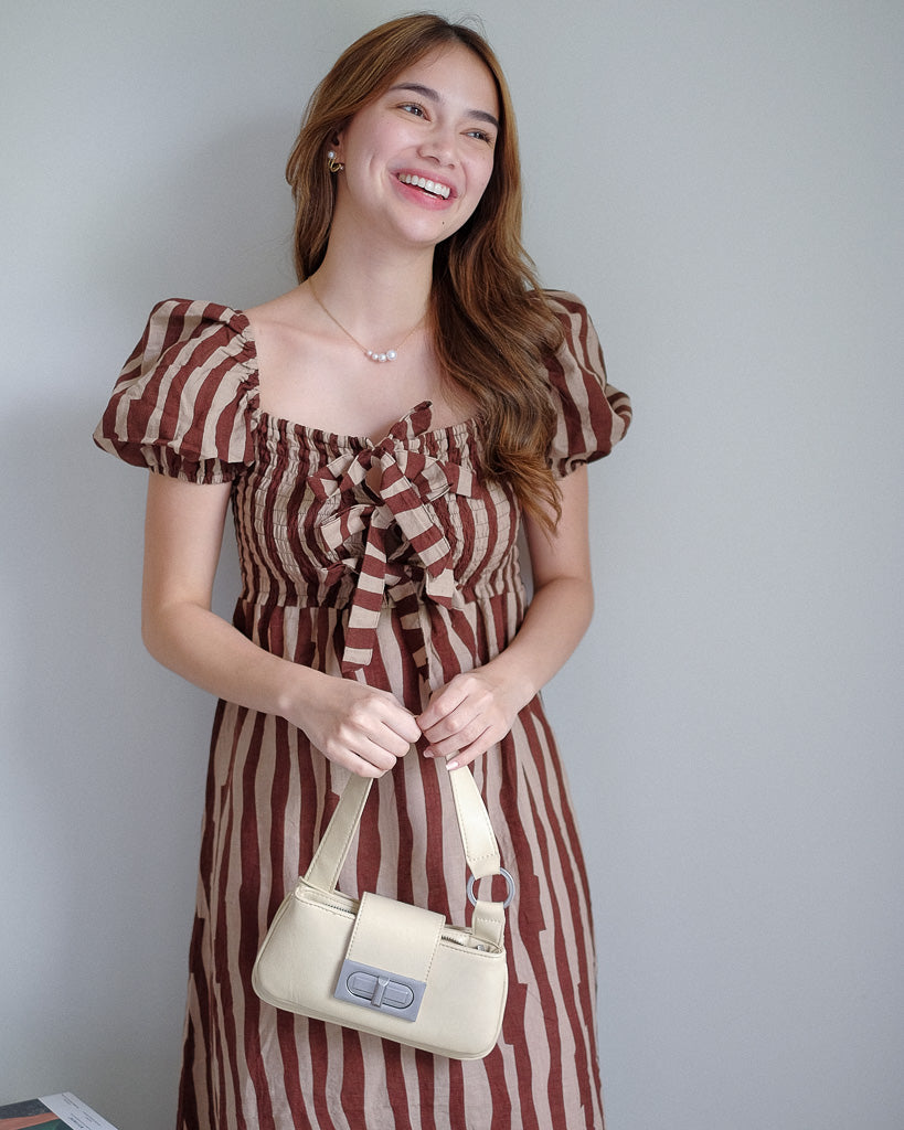 The Malibu midi dress - brown