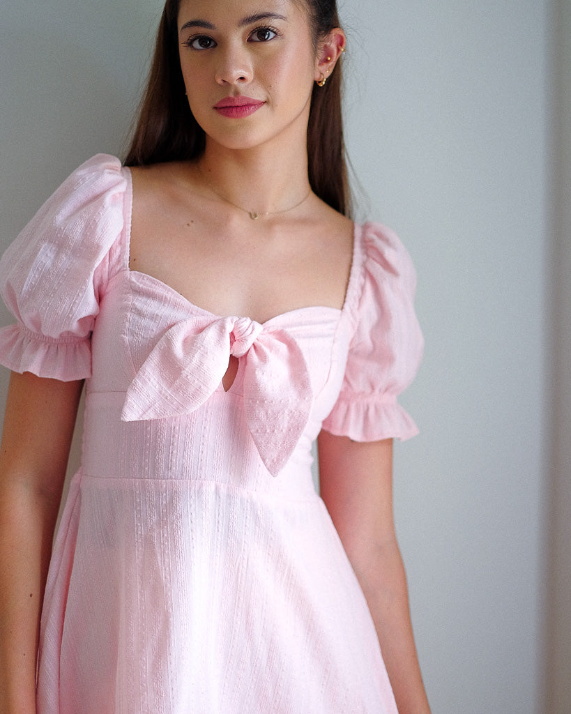 Sam Mini Dress - baby pink