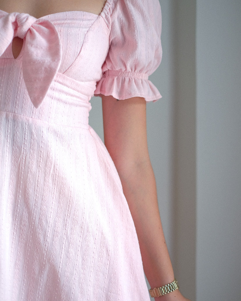 Sam Mini Dress - baby pink