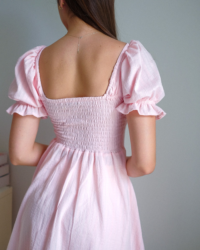 Sam Mini Dress - baby pink