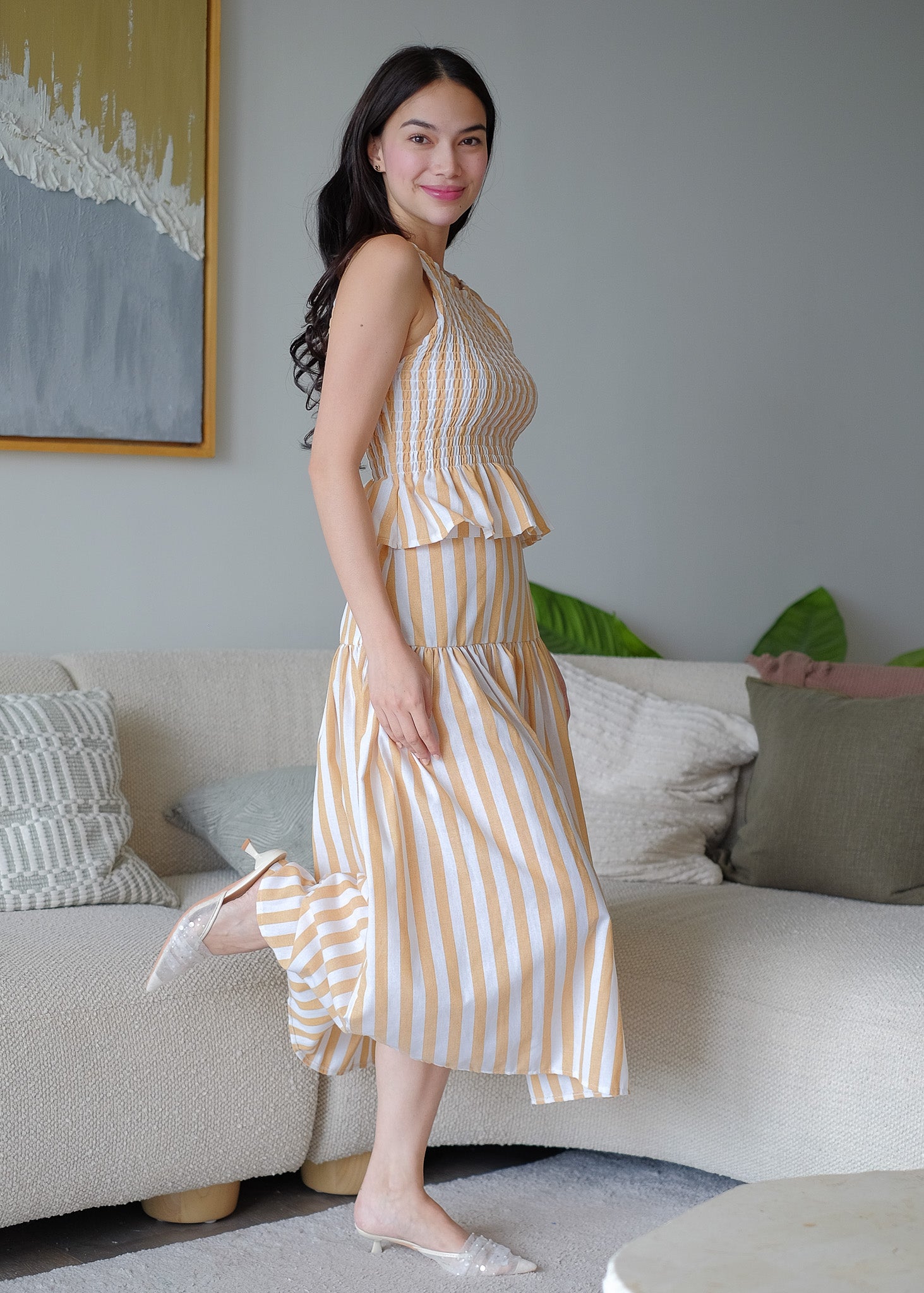 Amara Co-ord - Tuscany stripe