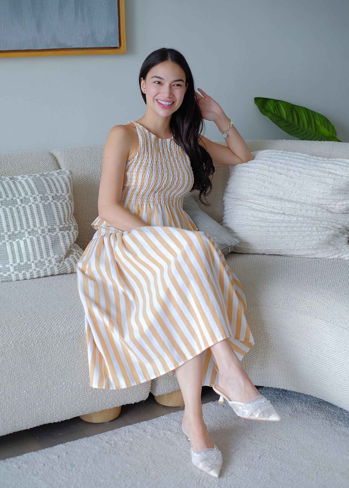 Amara Co-ord - Tuscany stripe