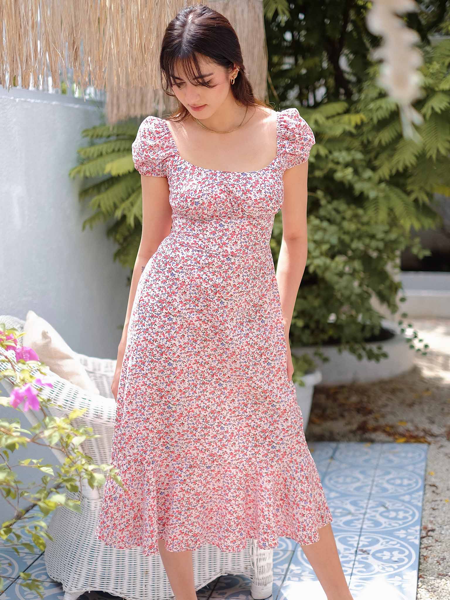 Suri Midi dress - Amethyst