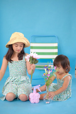 Sunkissed Whimsy Jumpshot - sea green floral