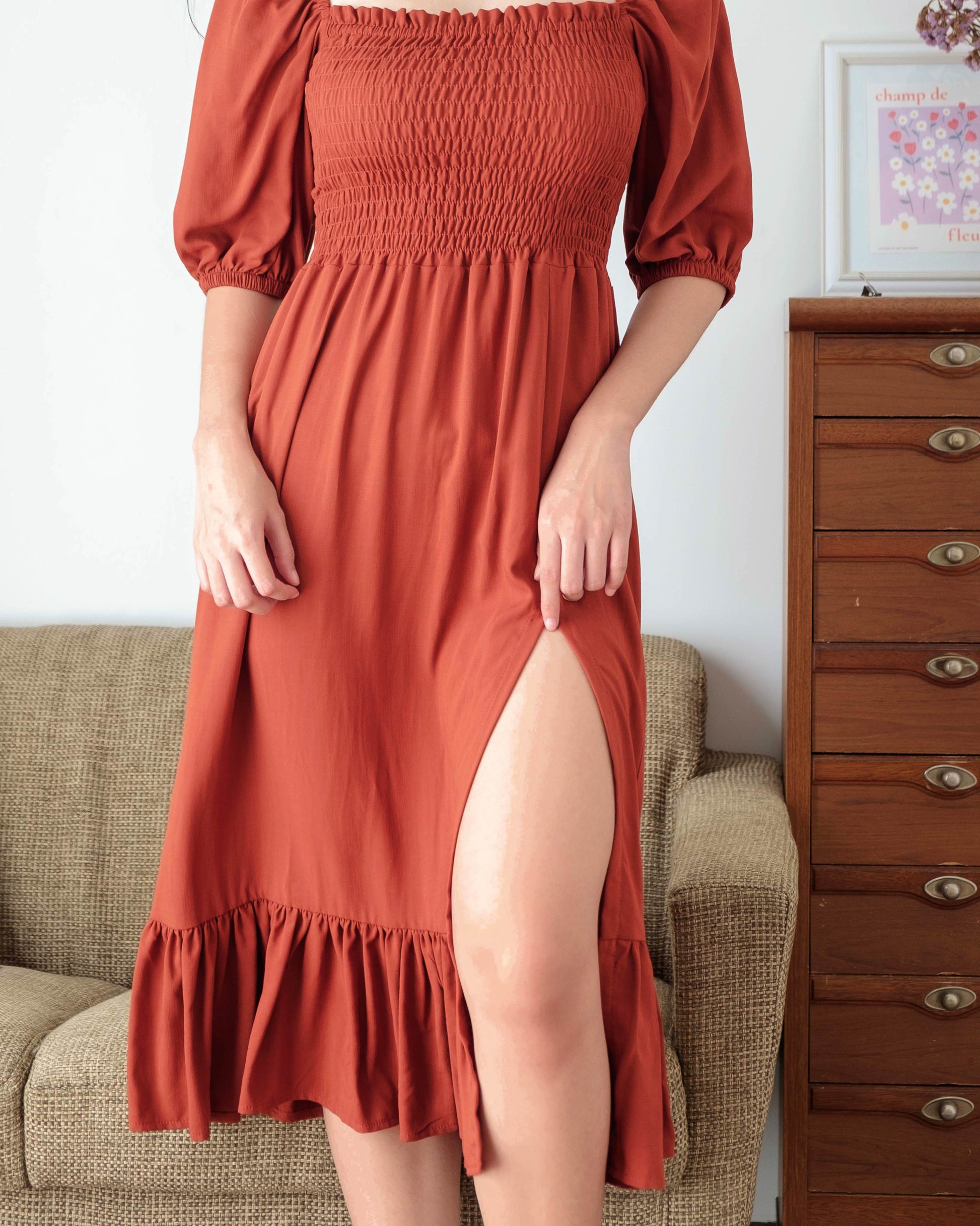 The Vanessa Midi Dress – Made to Order