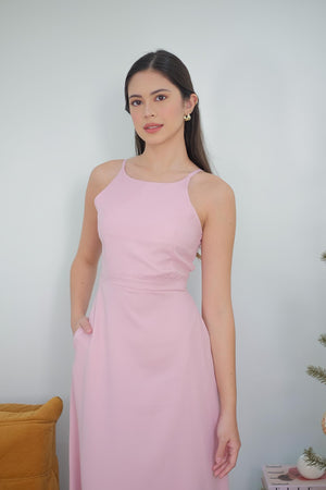 Elora Midi dress - pink