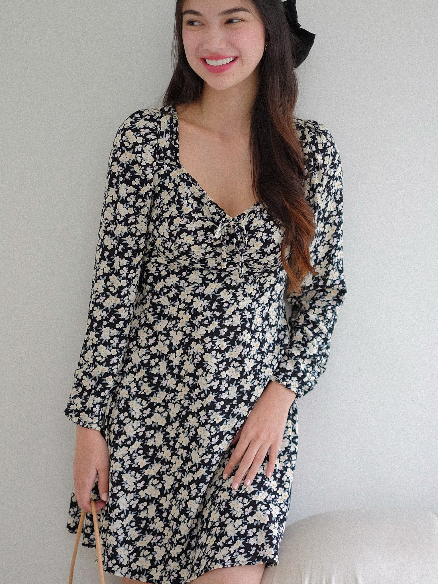 Molly mini dress - Midnight Black