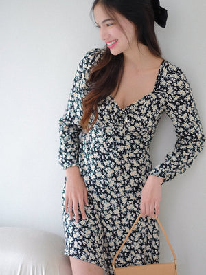 Molly mini dress - Midnight Black