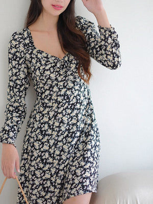 Molly mini dress - Midnight Black