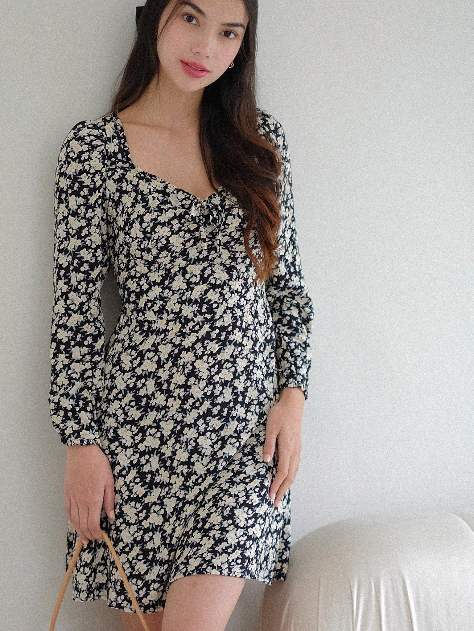 Molly mini dress - Midnight Black