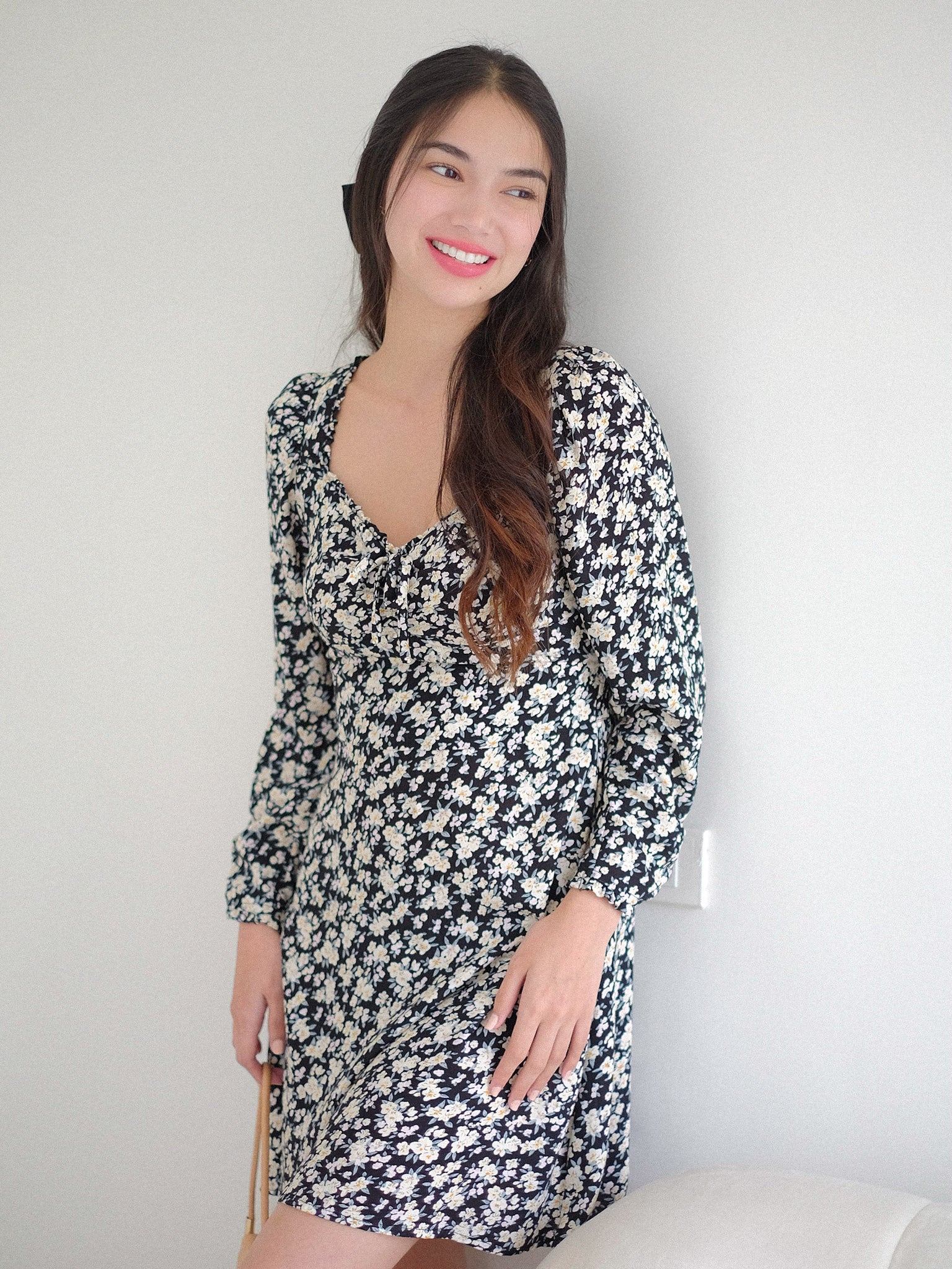Molly mini dress - Midnight Black
