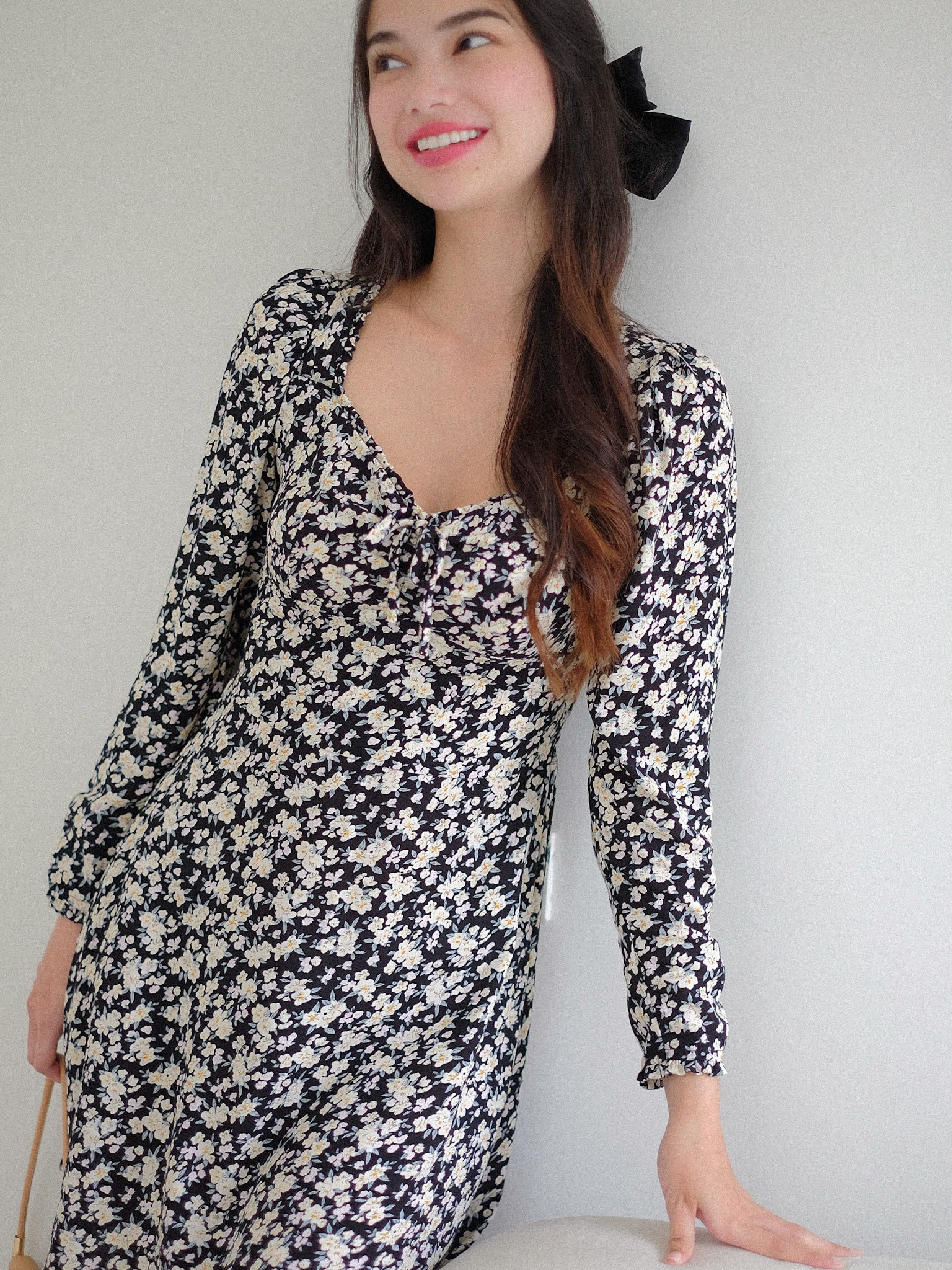 Molly mini dress - Midnight Black