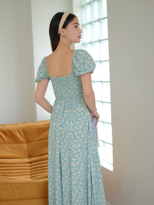Kaden Midi Dress - Carnival Grass