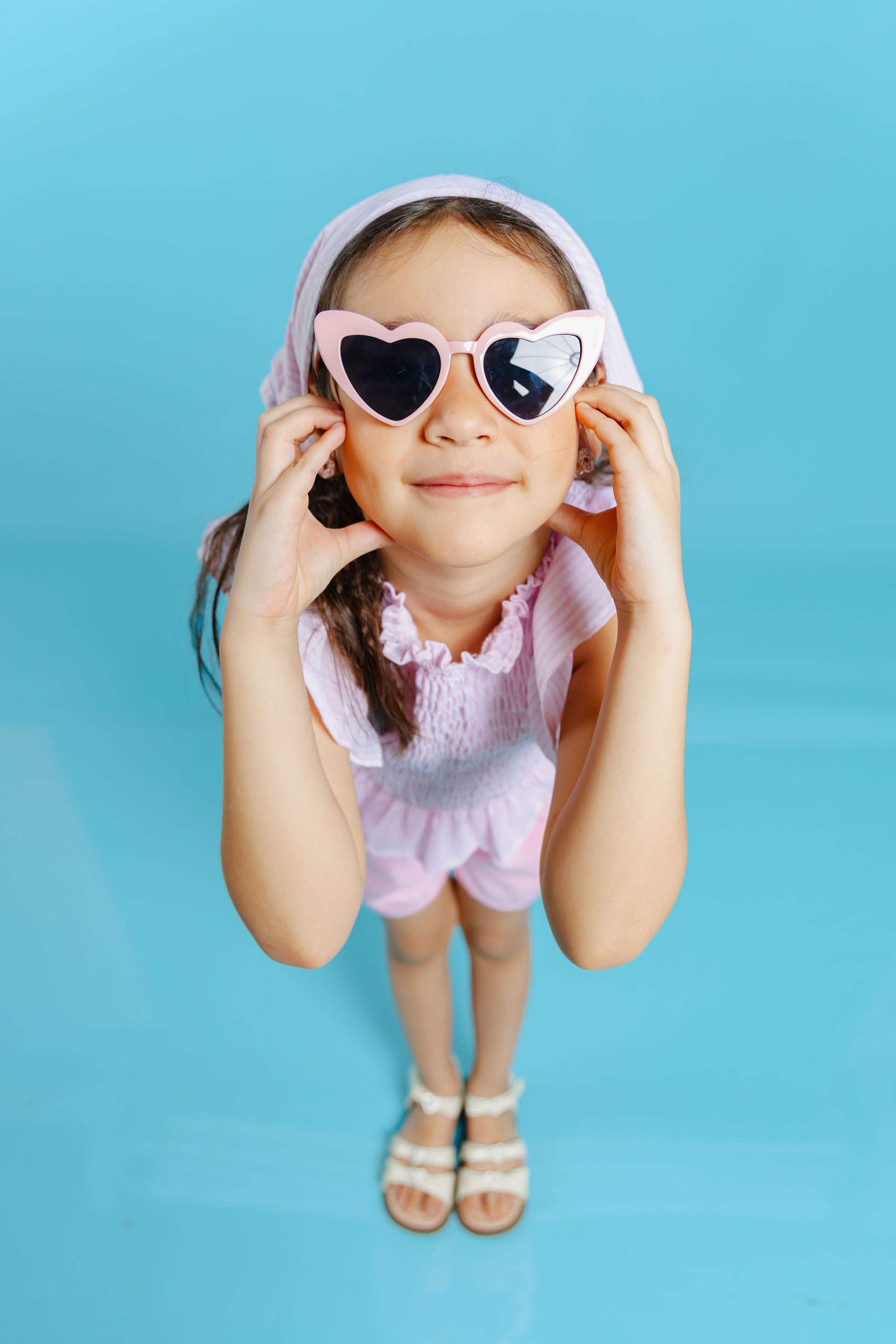 Aloha set - with bandana in baby pink
