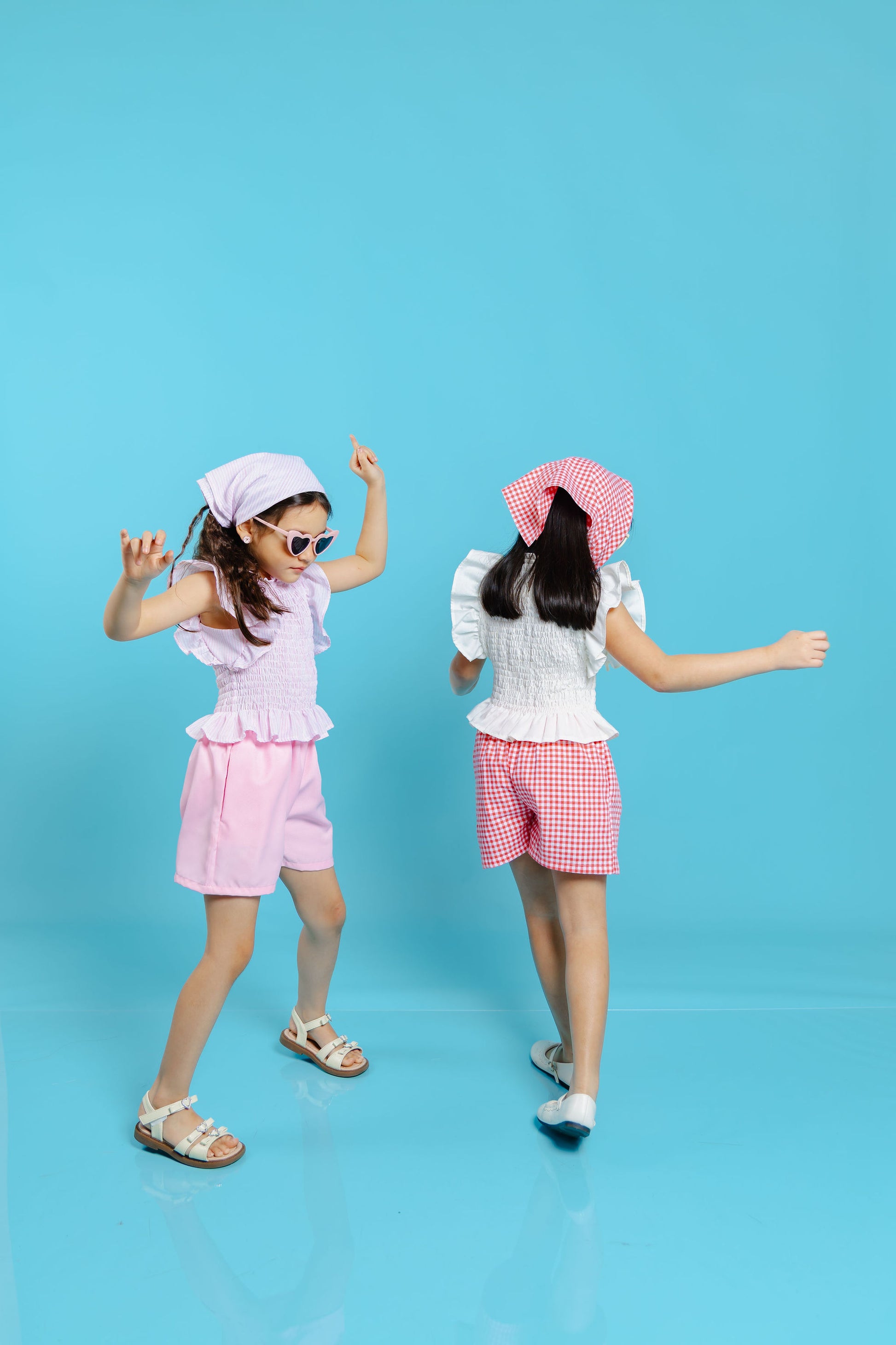 Aloha set - with bandana in baby pink