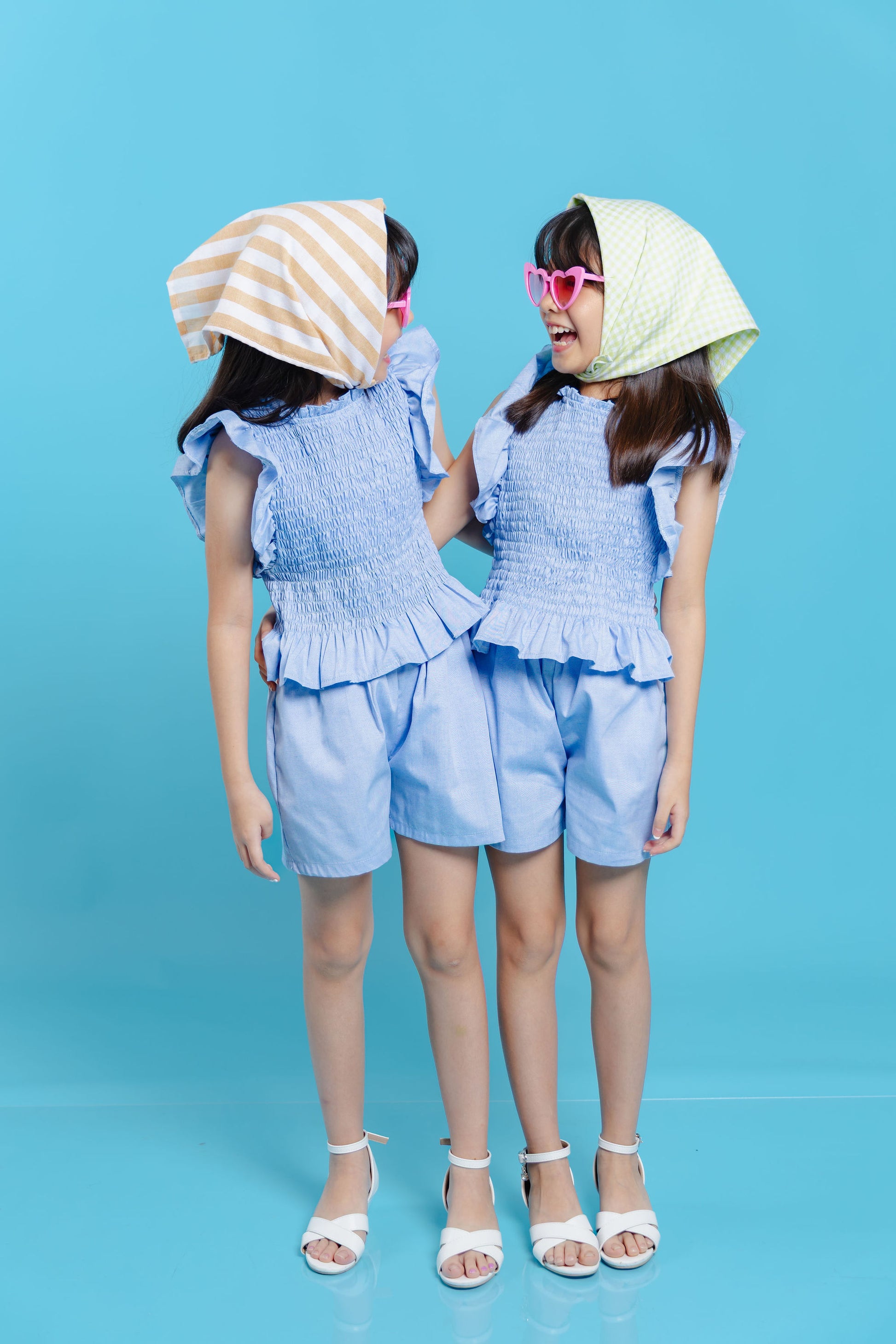 Aloha set - Denim Chambray with bandana