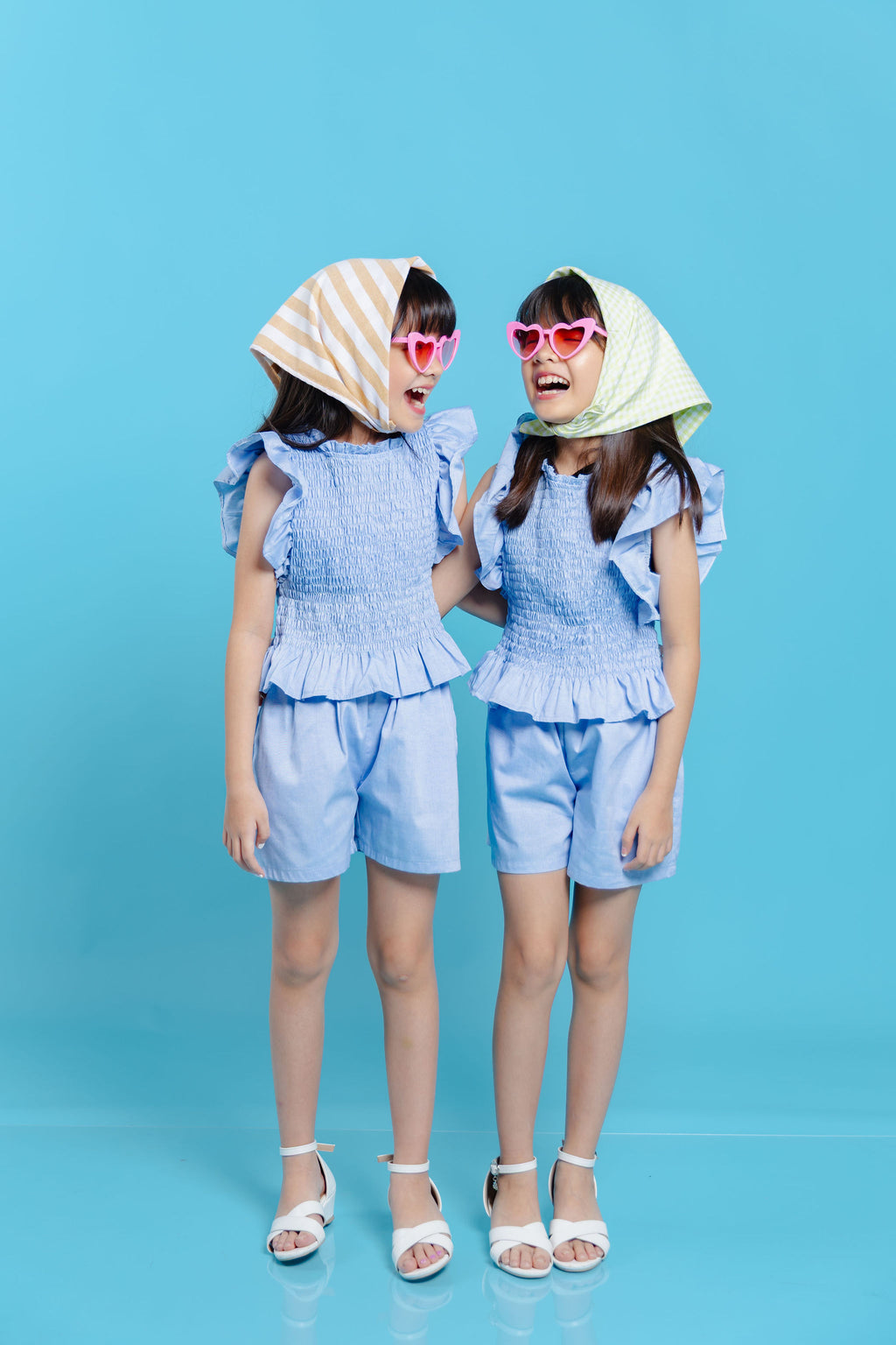 Aloha set - Denim Chambray with free assorted bandana