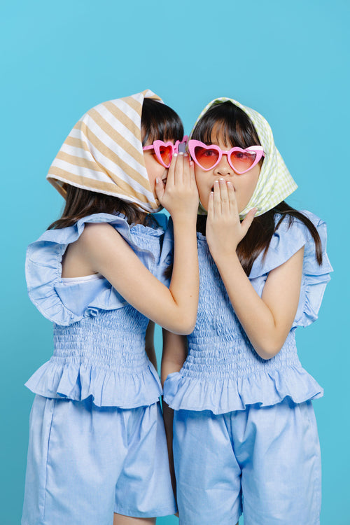 Aloha set - Denim Chambray with bandana
