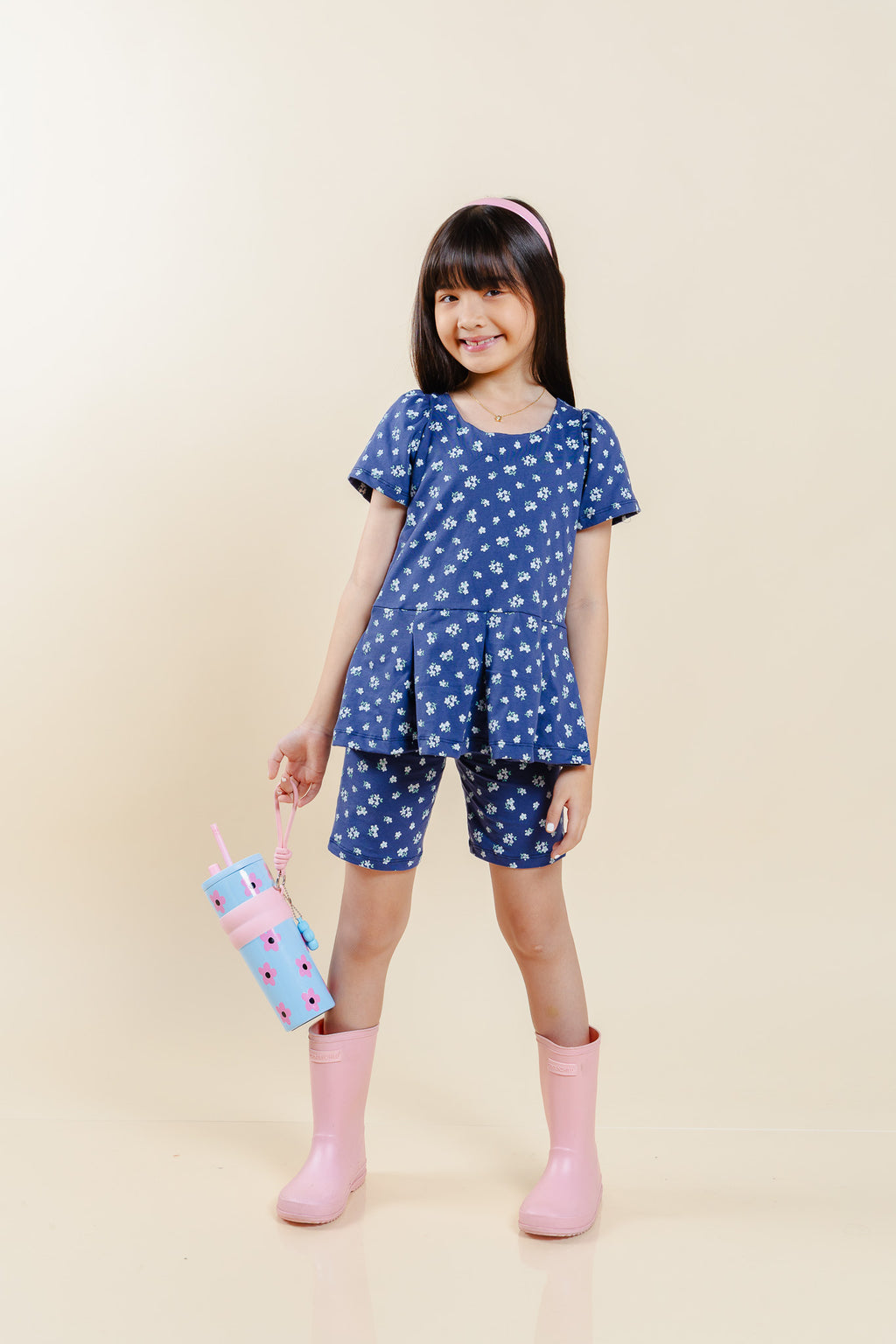 Daisy Days Set - navy blue floral