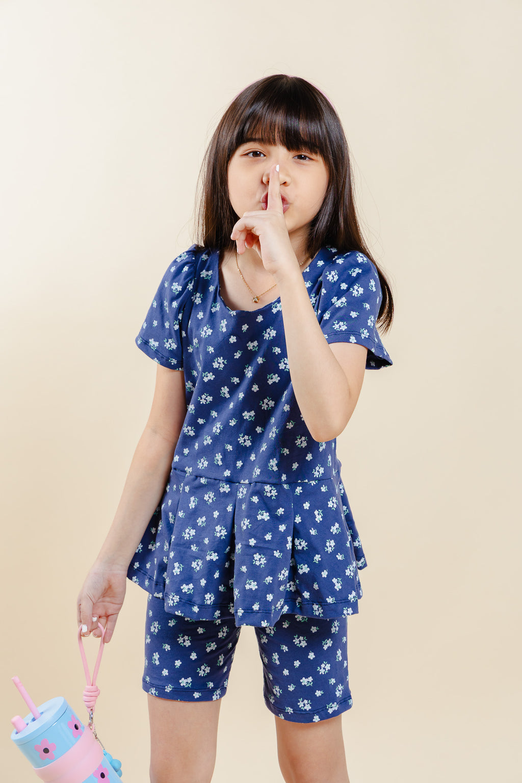 Daisy Days Set - navy blue floral