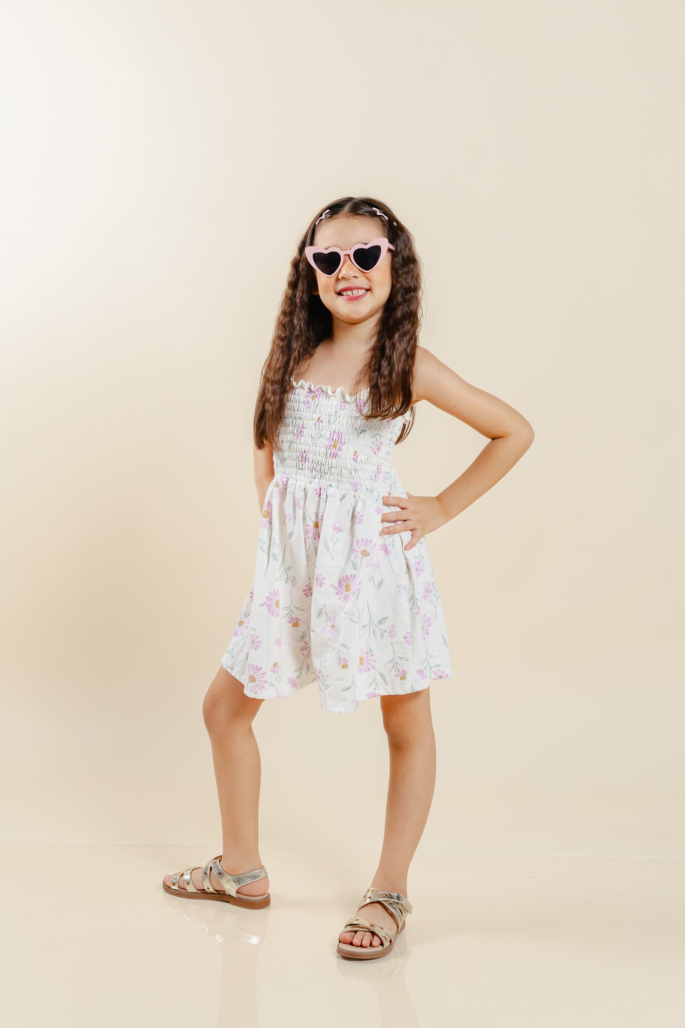 Sunkissed Whimsy Jumpshort - sunflower white