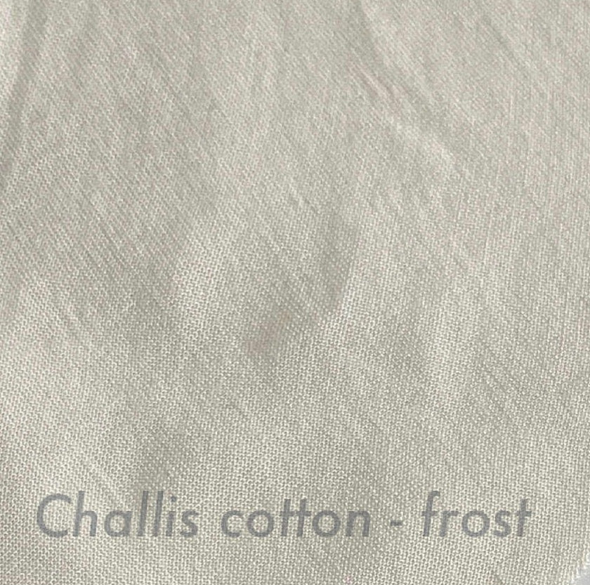 The Vanessa Midi Dress – challis cotton frost
