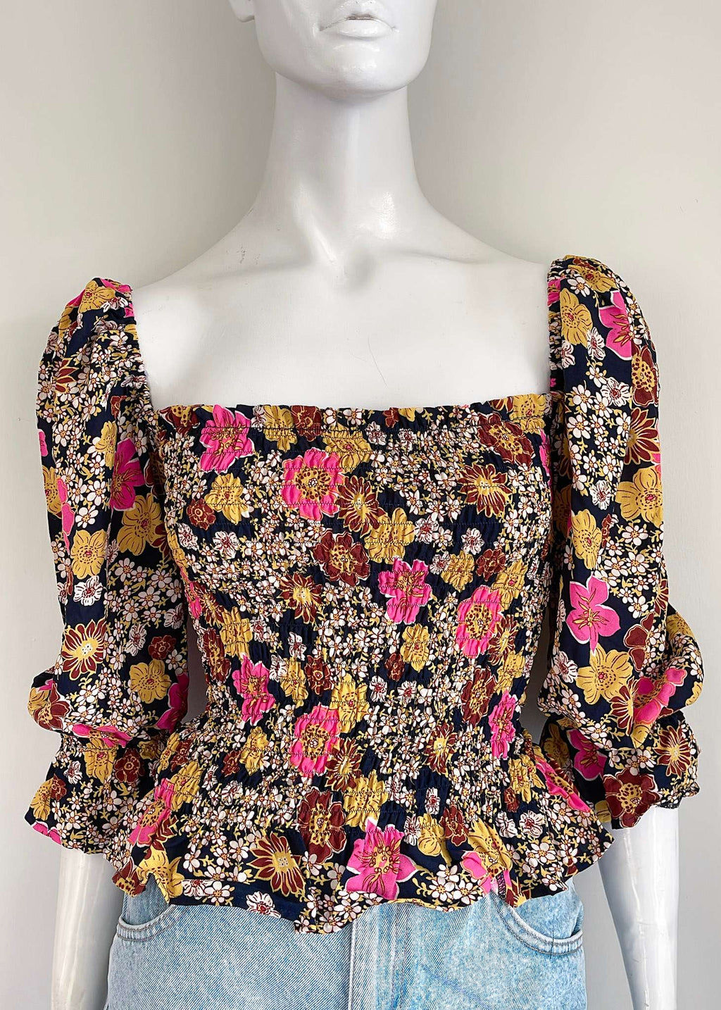 Carmi Top - tropical prints