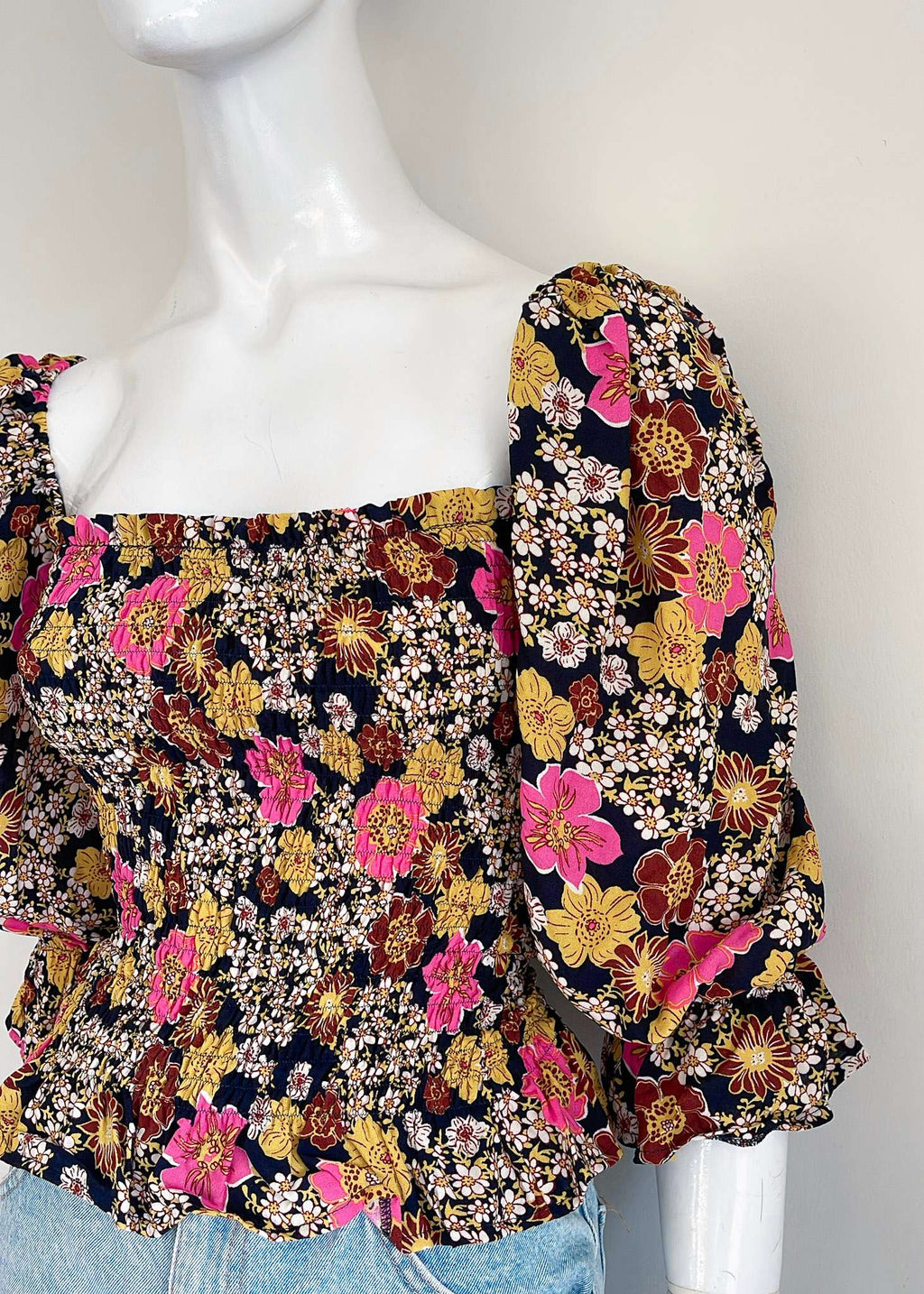 Carmi Top - tropical prints