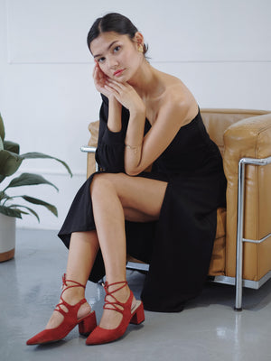 Celeste midi dress - Black