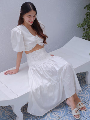 Coral set - white
