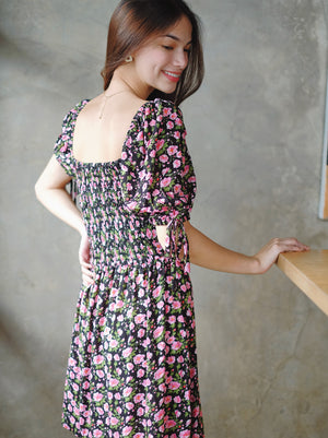 Percy mini dress - pink floral