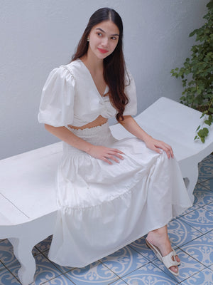 Coral set - white