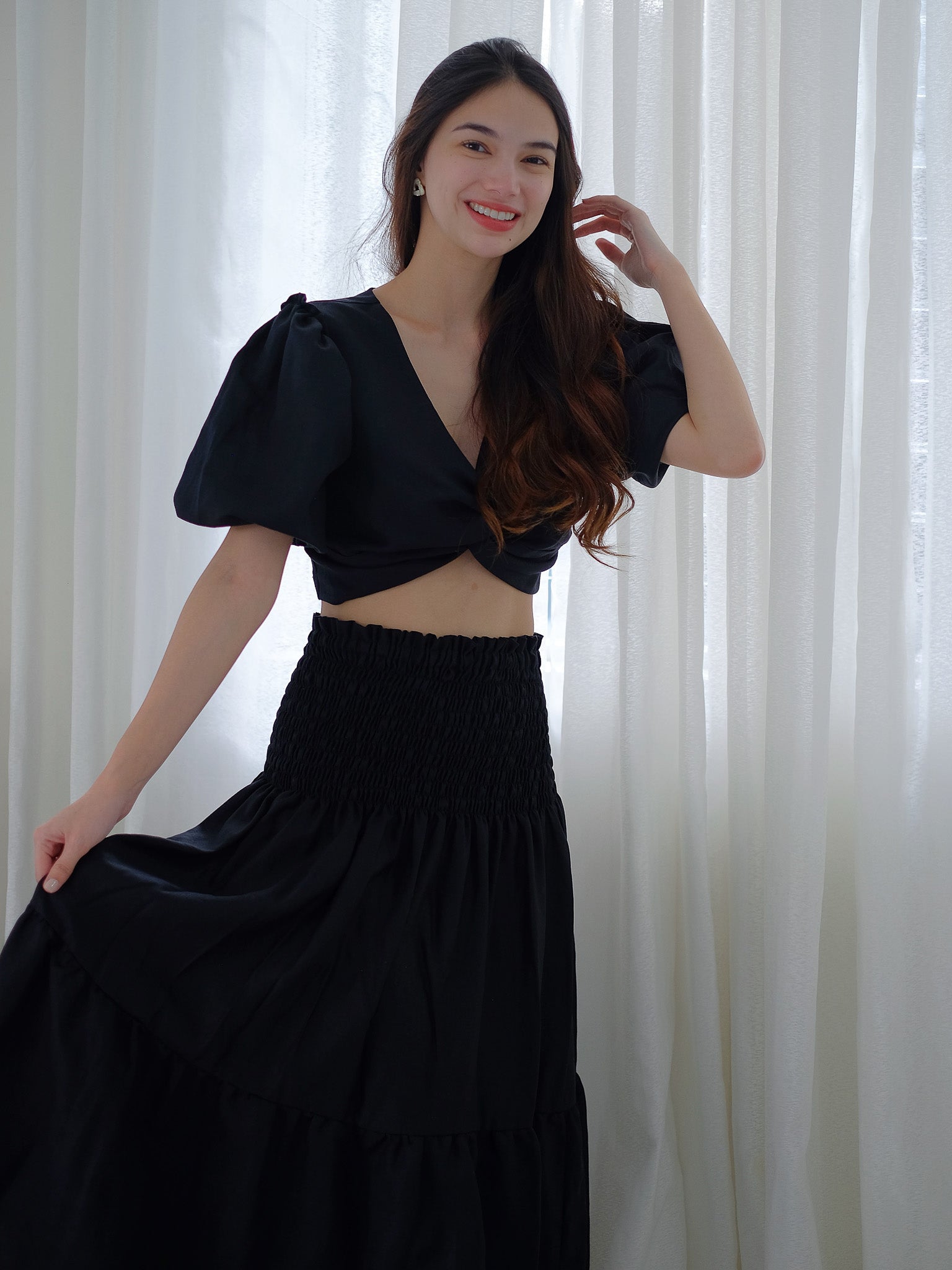 Coral set - black