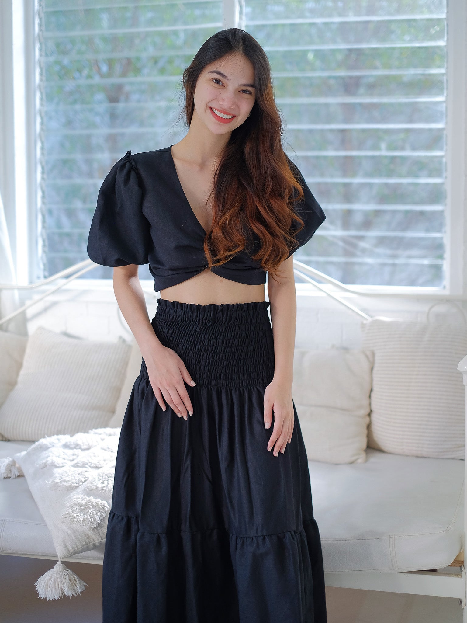 Coral set - black