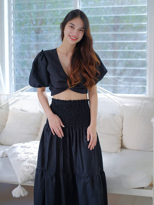 Coral set - black
