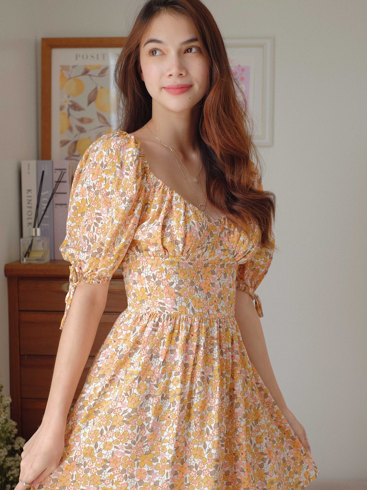 Percy mini dress - Citrus prints