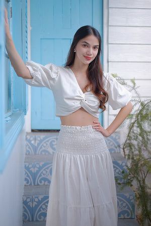 Coral set - white
