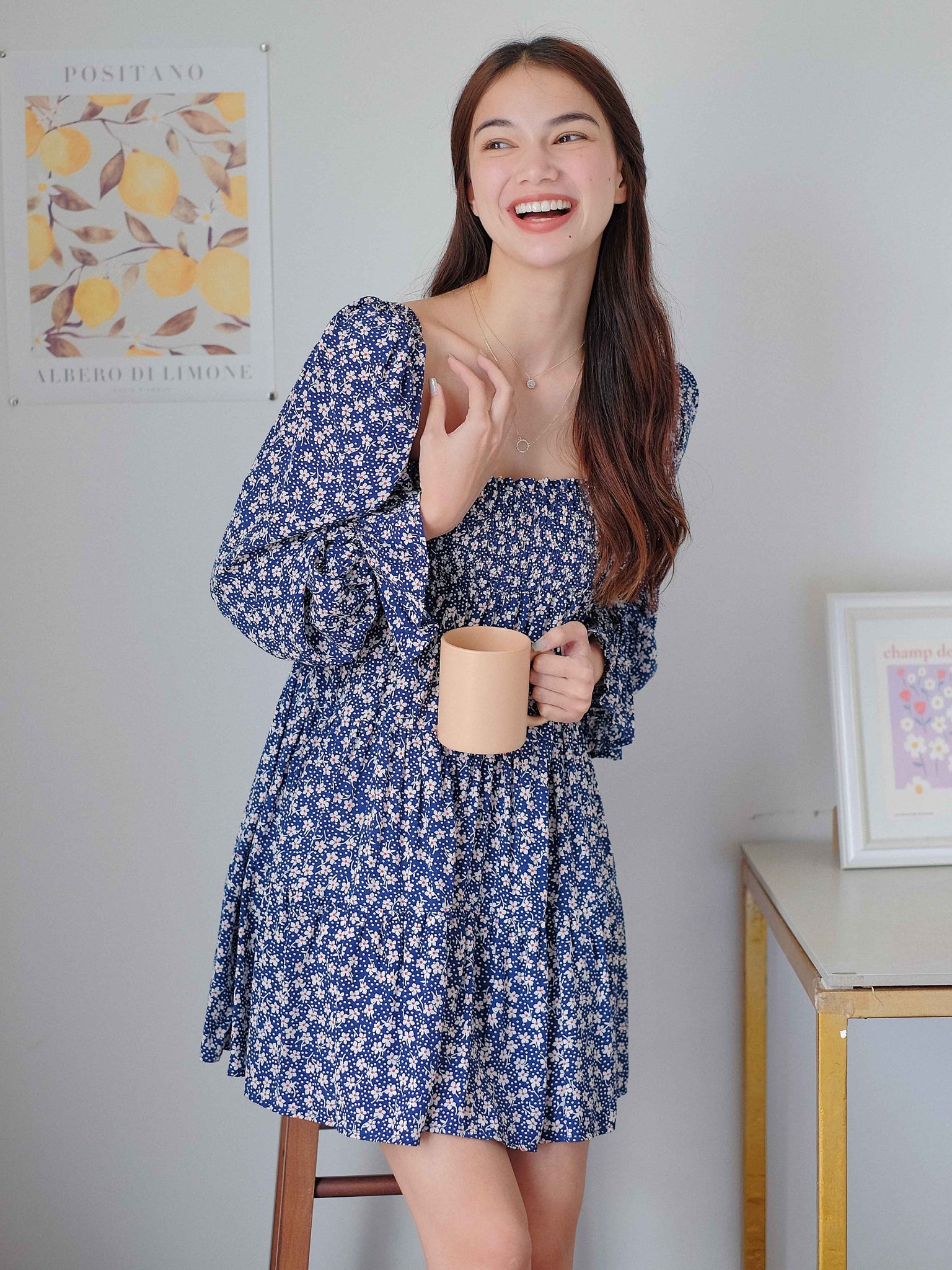 Amelia mini dress - Petunia