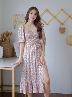 Vanessa midi dress - Rose pink