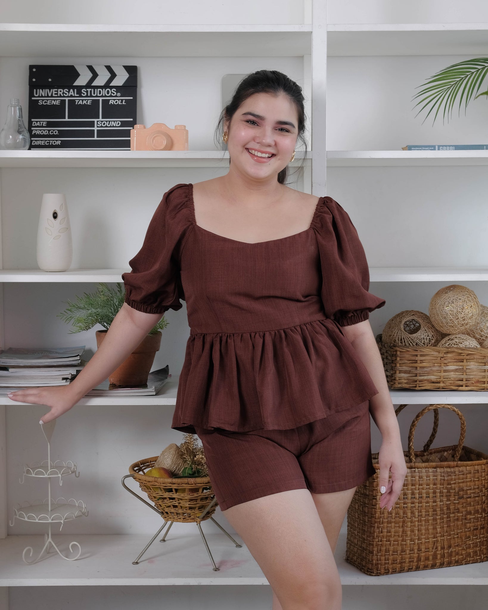 Morticia Set - umber brown